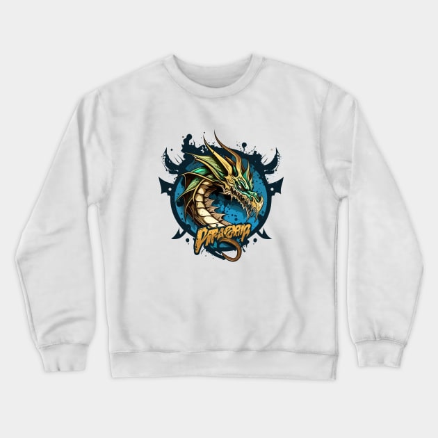 Graffiti Paint Dragon Creative Crewneck Sweatshirt by Cubebox